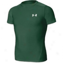 Under Armour Heatgear S/s T-shirt - Big Kids - Forest