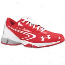 While burdened with Armour Ignite Iii Turf - Mens - Red/white