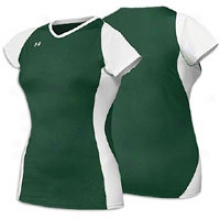 Under Armour Kill Cap Jersey - Womens - Forest/white