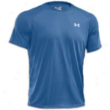 Under Armour S/s Tech T-shirt - Mens - Charter Blue/white