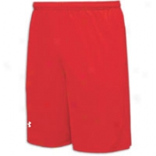 Under Armour Staff 10" Short - Mens - Red/red/white