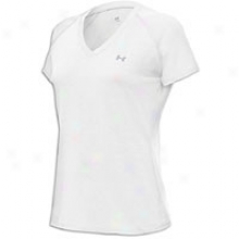 Under Armour Tech S/s T-shirt - Womens - White/silver