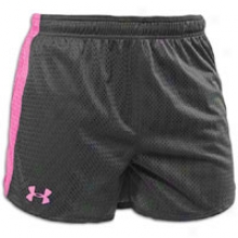 Under Armour The Trophy Short - Womens - Black/flouro Pink