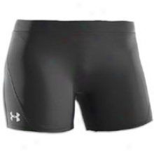 Under Armour Ultra 4" Comp Short - Womens - Black/silver