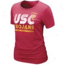 Usc Nike College Warm Day T-shirt - Womens - Varsity Crimson