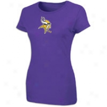 Vikings Nlf Game Time T-shirt - Womens - Regal Purple