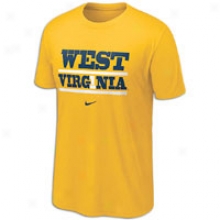 West Virginia Nike College My Schools Local T-shirt - Mens - Gold