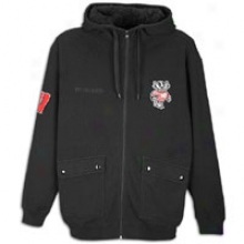 Wisconsin Team Edition College Night Life Full-zip Hoodie - Mens - Black