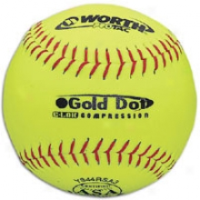 Worth Gold Point Asa Protac Softball - Yellow