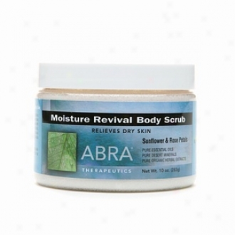 Abra Moisture Revival Body Scrub, Sunflower & Rose Petals