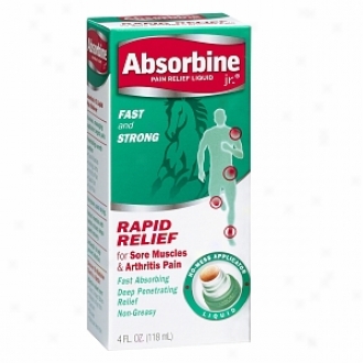 Absorbine Jr Pain Relieving Liquid, Original, With No-mess Applicator