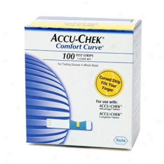 Accu-chek Comfort Curve Test Strips For Testing Glucose In Whole Blood