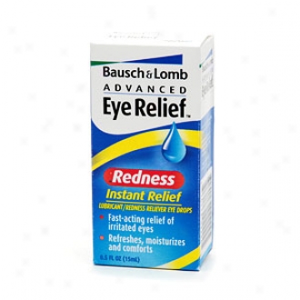 Advanced Eye Relief Instant Relief Lubricant Redness Reliever Eye Drops