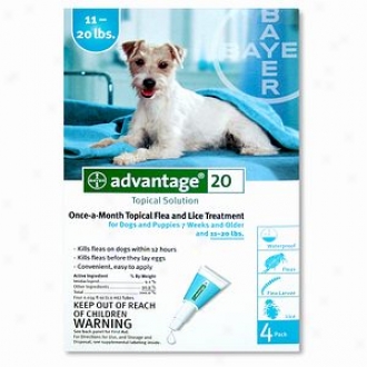 Advantage For Dogs And Puppies 7 Weeks And Older, 11-20 Lbs