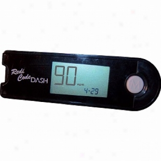 Advocate Redi-code Dash Movable Blood Glucose Meter, Jet Black, Jet Black