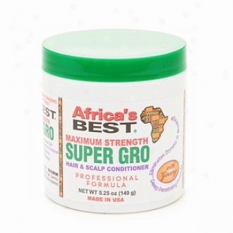 Africa's Best Maximum Strength Super Gro Hair & Scalp Conditioner