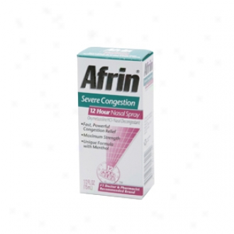 Afrin 12 Hour Nasal Spray, Severe Congestion