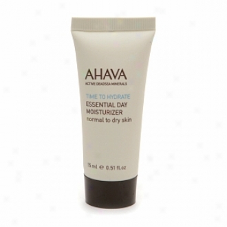 Ahava Essential Lifetime Moisturizer For Normal To Dry Skin, Travel Size