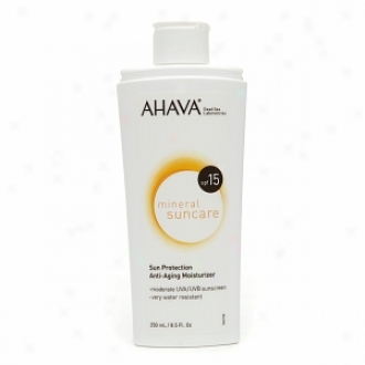 Ahava Mineral Suncare Sun Protection Anti-aging Moisturizer Spf 15