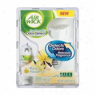 Air Wick Freshmatic Odor Detect Compact  Automatic Spray, Starter Kit, Vanilla Indulgence