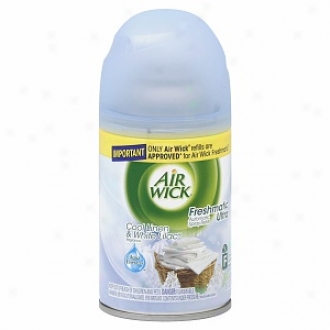 Air Wick Freshmatic Ultraist Aut0matic Spray, Refill, Cool Linen & Lilac