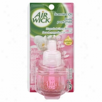 Air Wick Scented Oil Refill, Single, Magnolia & Cherry Blossom