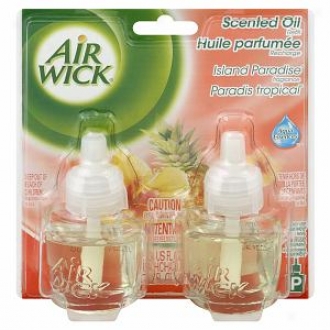 Air Wick Scented Oil Twin Refill, Aqua Essences & Island Paradise