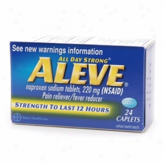 Aleve Whole Day Strong Pain Reliever, Fever Reducer, Caplet