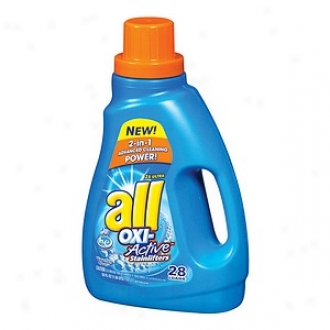 All Oxi-active Stainlifters 2x Ultra Concentrated Laundry Detergent, 28 Loads, Fresh Rain