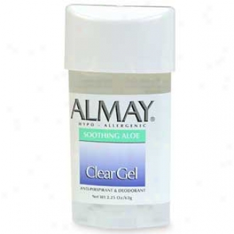 Almay Clear Gel Antiperspirant & Deodorant Clear Gel, Hypoallergenic With Soothing Aloe