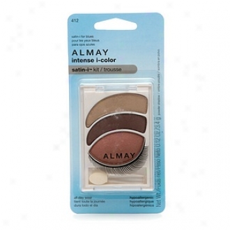Almay Intense I-color Satin-i Kit All Day Wear Powder Shadow, For Blues