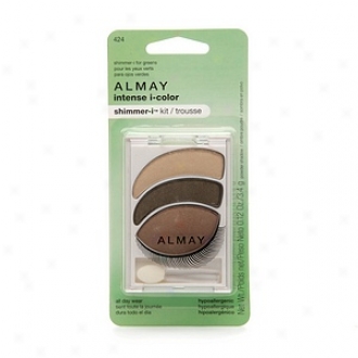 Almay Intense I-color Shimmer-i Kit All Day Wear Powder Shadow, For Greens