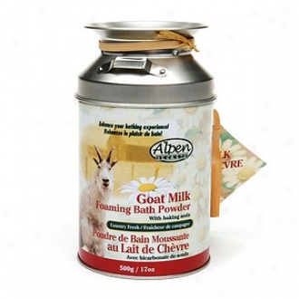 Alpen Secrets Goat Milk Foaming Milk Bath Powder, Country Fresh