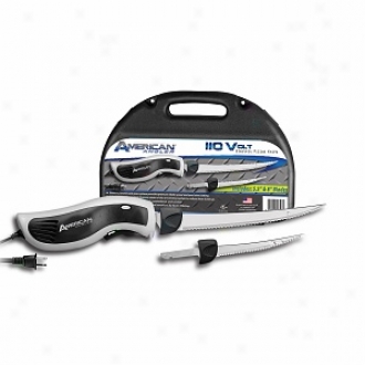 American Angler Electric Band Knife Kit 110v 8  & 5.5  Freshwater Blades 31611