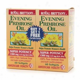 American Health Evening Primrose Oil, Super Potency 1300 Mg, Value Pack