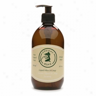 Ancient Olive Natural Olive Oil & Laurel Oil Liquid Soap, Jasmine