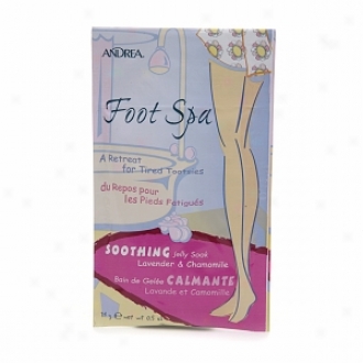 Andrea Foot Spa Soothing Jelly Soak, Lavender & Chamomile