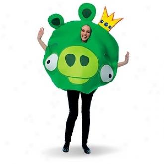 Angry Birds Costumes Adult Sovereign Pig, One-size