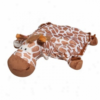 Animal Planet Giraffe 3 In 1 Travel Buddy - A Toy, Pillow & Blanket