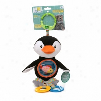 Animal Planet Stroller Toy, Animal Appetites, Penguin, Black