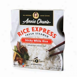 Annie Chun's All Natural Asian Cuisine, Rice Express Fresh Steamed,, Sticky White Rice