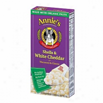 Annie's Homegrown Totally Natural Shells & White Cheddar, Retular Size