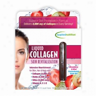 Applied Nutrition Liquid Collagen Skin Revitalization , Liquid-tubes, Strawberry & Kiwi