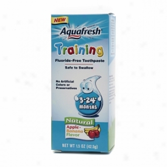 Aquafresh Training Toothpaste, Fluoride-free, 3-24 Months