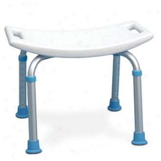 Aquasense Adjustable Bath Chair With Non-slip Seat, White