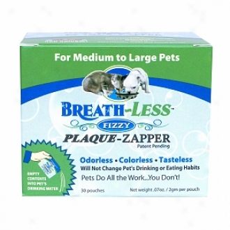 Ark Naturals Breath~less Brushless Fizzy Plaque-zapper For Dogs & Cats, Medium To Large