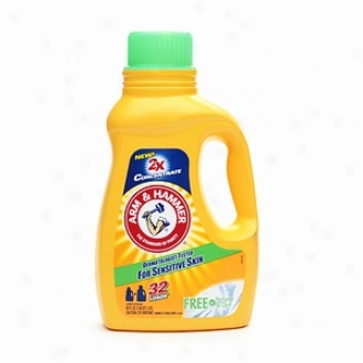 Arm & Hammer Laundry Detergent 2x Concentrate, Free Of Perfumes & Dye, 32 Loads