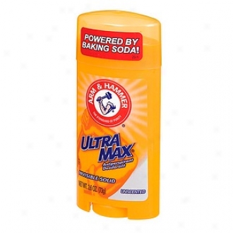 Arm & Hammer Ultramax Antiperspirant & Deodorant Imperceptible Solid, Unscented
