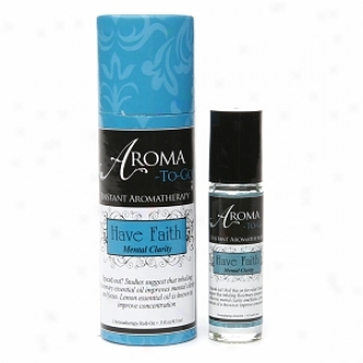 Aroma-to-go Instat Aromatherapy Roll On, Have Faith/mental Clarity