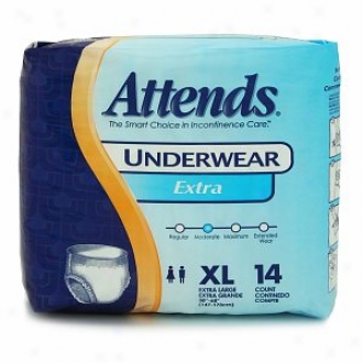 Attends Underwear Extra Absorbency X-large (58in-68in, 210-250 Lbs)